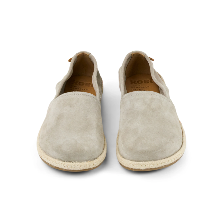 Shuz Alpercatas Barefoot Candy Suede Taupe Koel 3