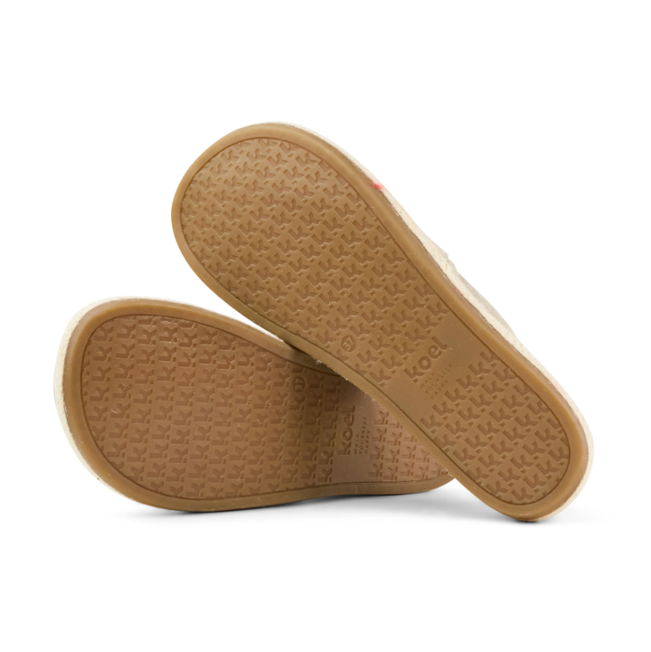 Shuz Alpercatas Barefoot Candy Suede Taupe Koel 4