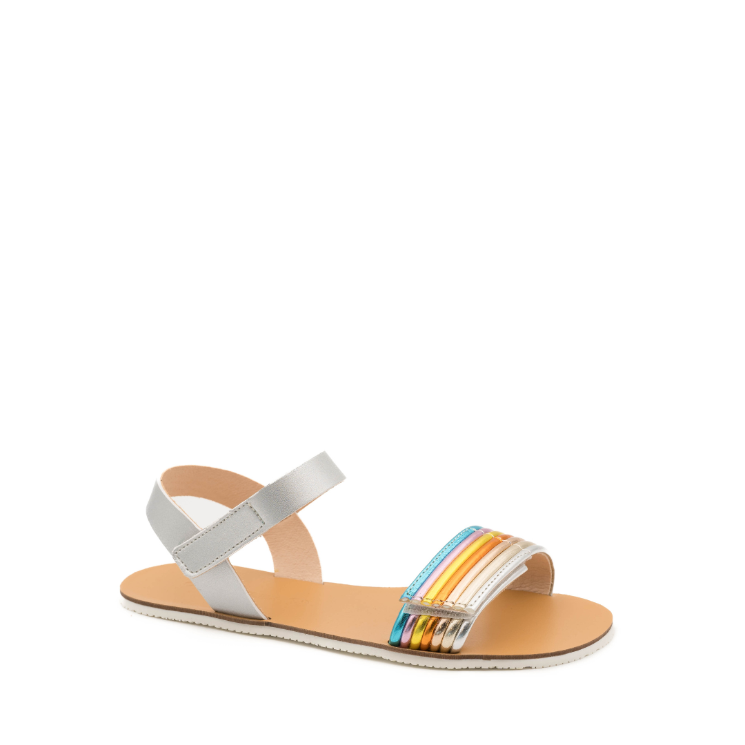 Shuz Sandalias Barefoot Multicolor Plata Coqueflex