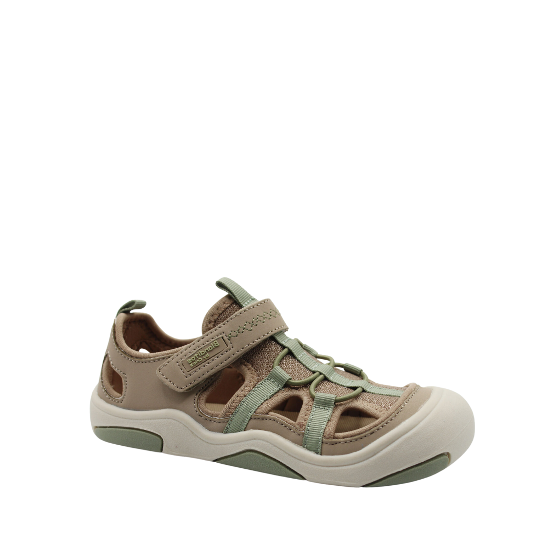 Shuz Sandalias Barefoot Olimpo Taupe Blanditos