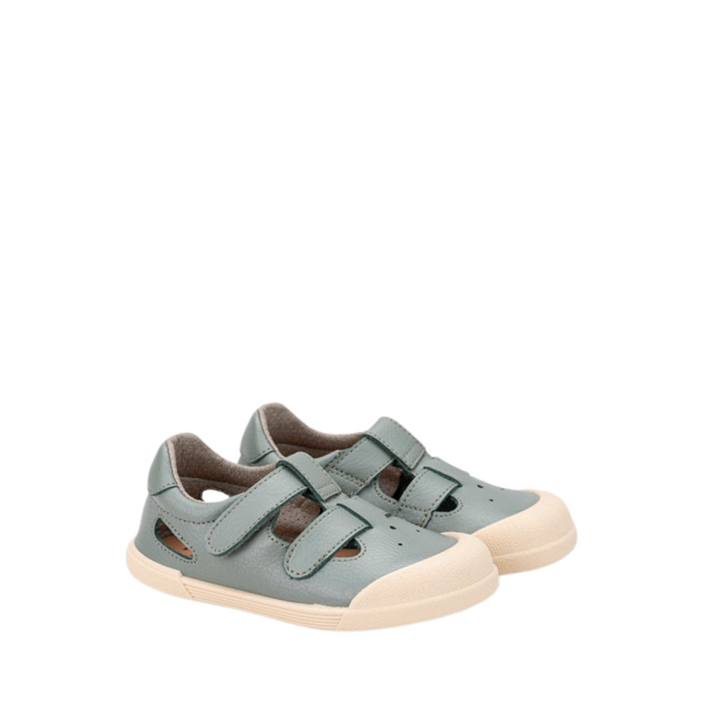Shuz Sandalias Barefoot Piel Verde Igor