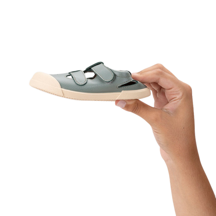 Shuz Sandalias Barefoot Piel Verde Igor 2