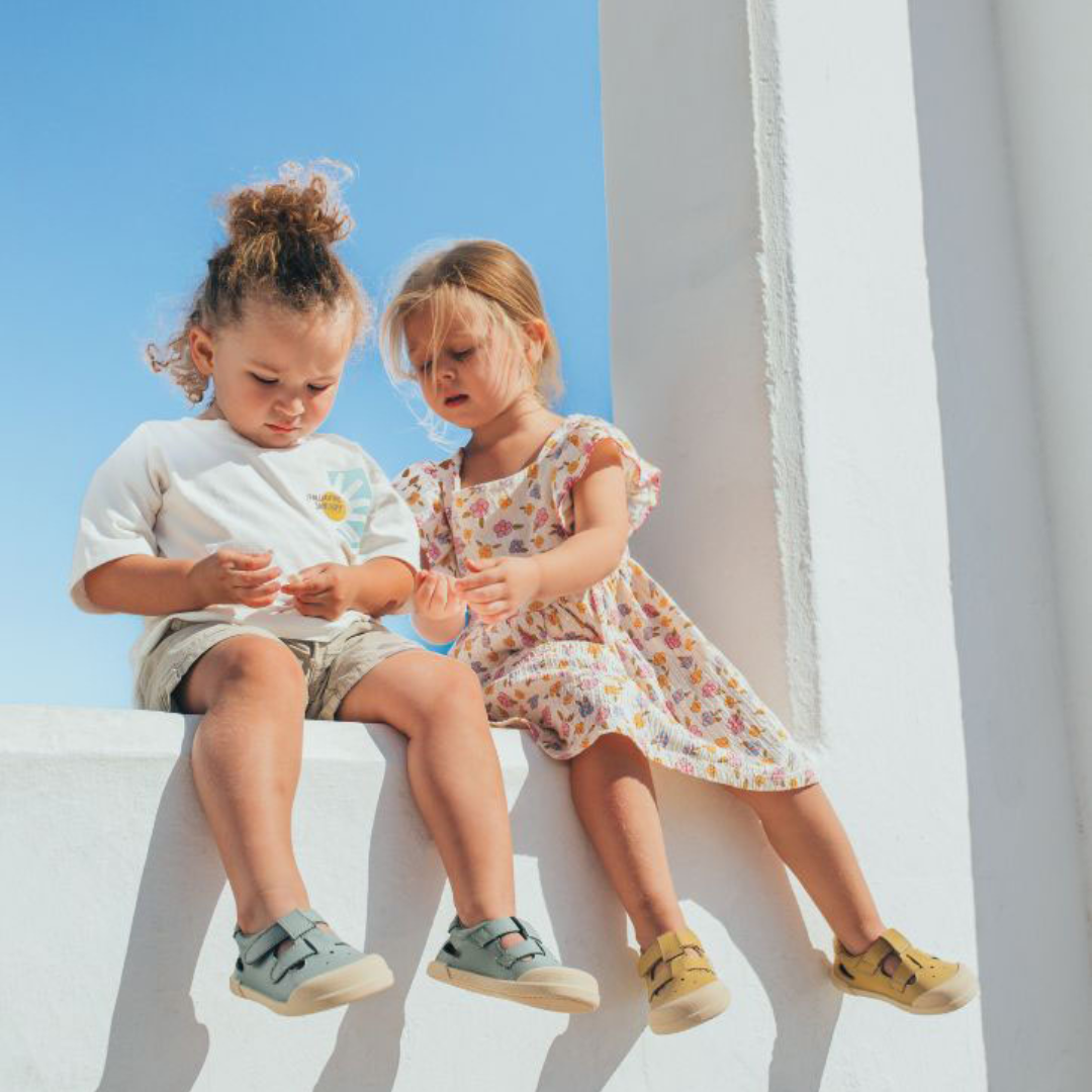 Shuz Sandalias Barefoot Piel Verde Igor 4