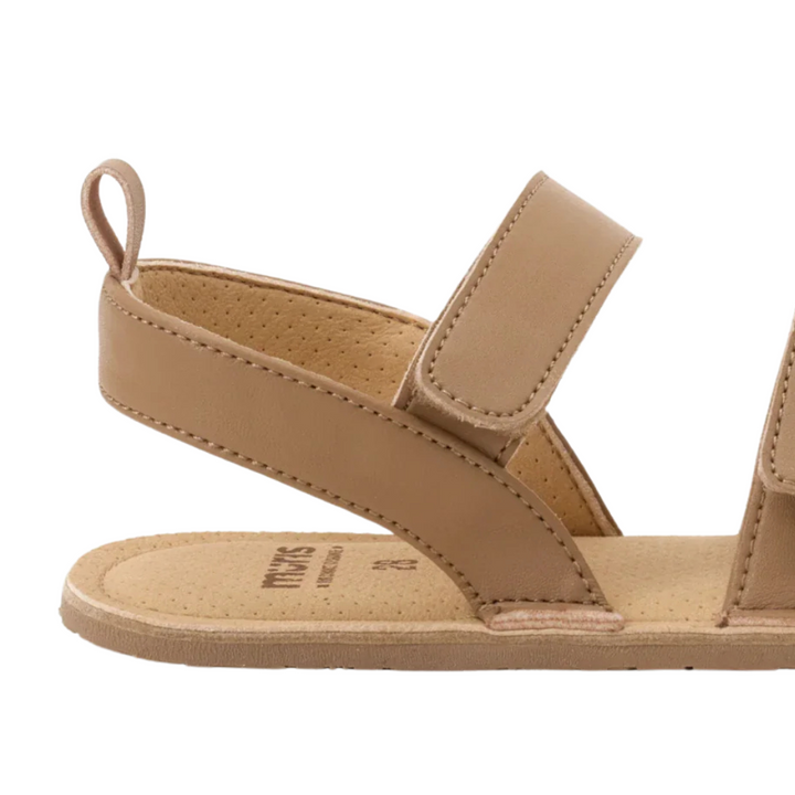 MURIS | Sandalias Barefoot Rome Junior color canela y marrón