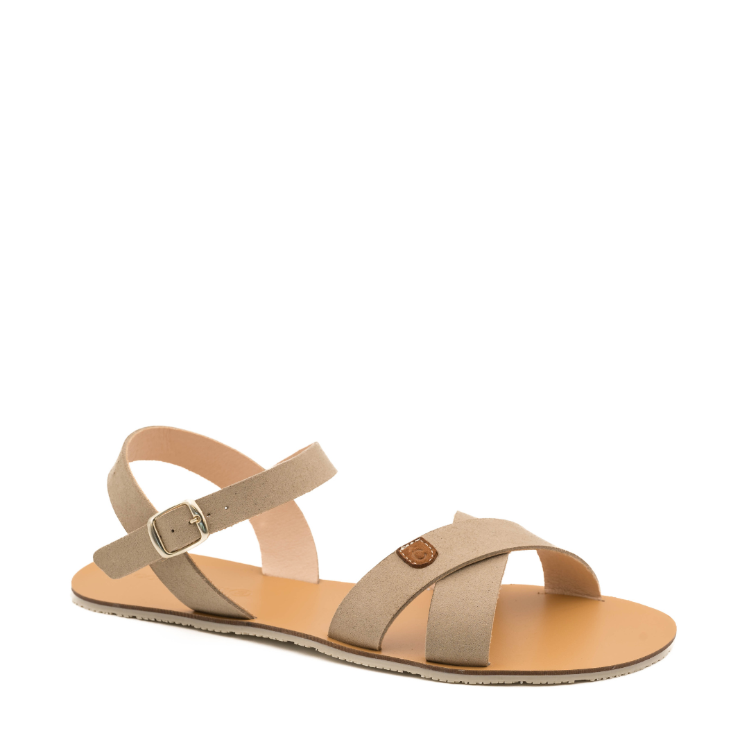 Shuz Sandalias Barefoot Suede Salino Arena Coqueflex