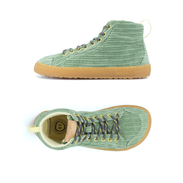 Shuz Tenis Barefoot Cano Alto PAX Moss Mukishoes 3