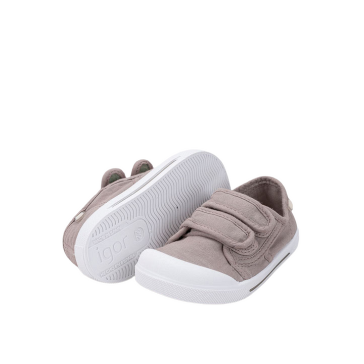 Shuz Tenis Barefoot Canva Taupe Igor 4