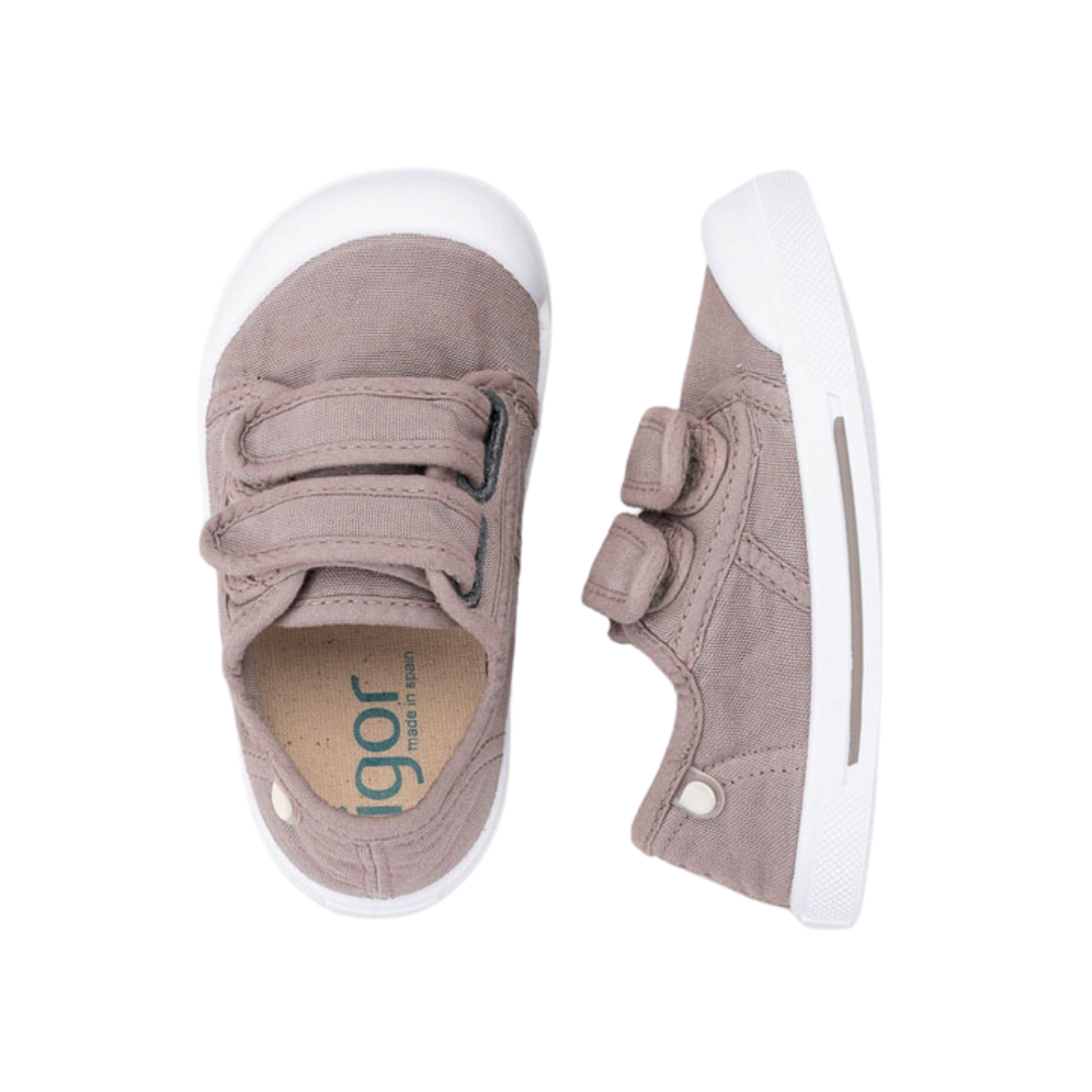 Shuz Tenis Barefoot Canva Taupe Igor 5