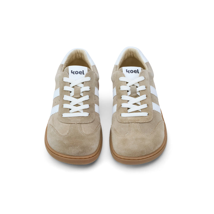 Shuz Tenis Barefoot Francie II Suede Beige Koel 1