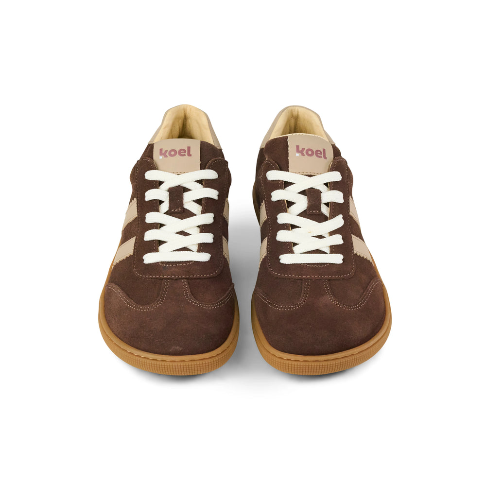 Shuz Tenis Barefoot Francie II Suede Dorado Koel 1