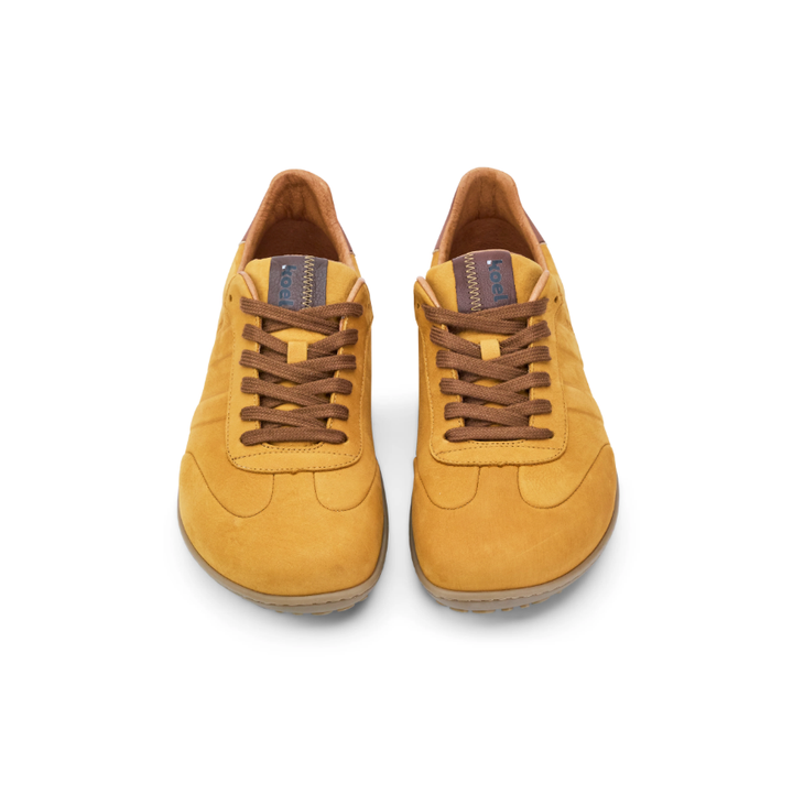 Shuz Tenis Barefoot IDO Leather Cognac Homem koel 1