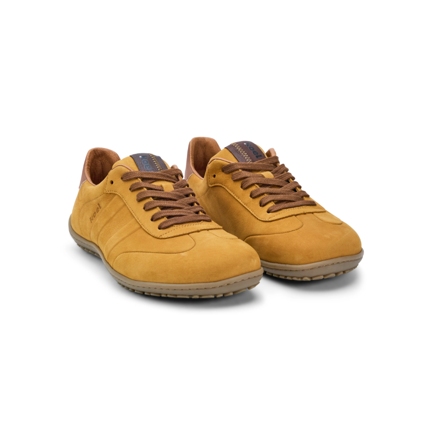 Shuz Tenis Barefoot IDO Leather Cognac Homem koel 2