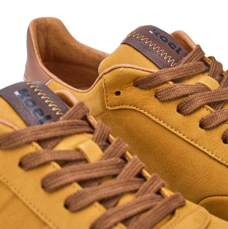 Shuz Tenis Barefoot IDO Leather Cognac Homem koel 3