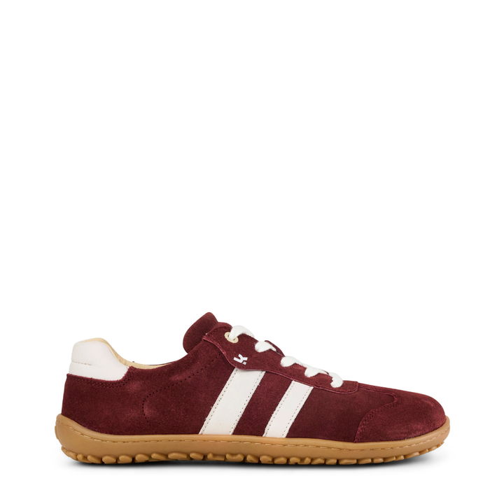 Shuz Tenis Barefoot Ila Suede Bordo Koel