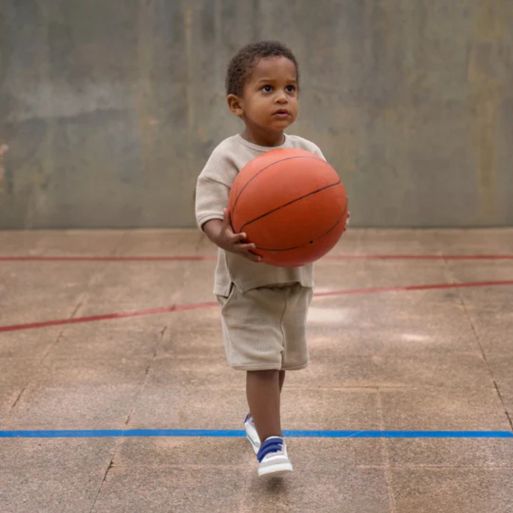 MURIS | Zapatos Barefoot Petra Mini Denim Azul