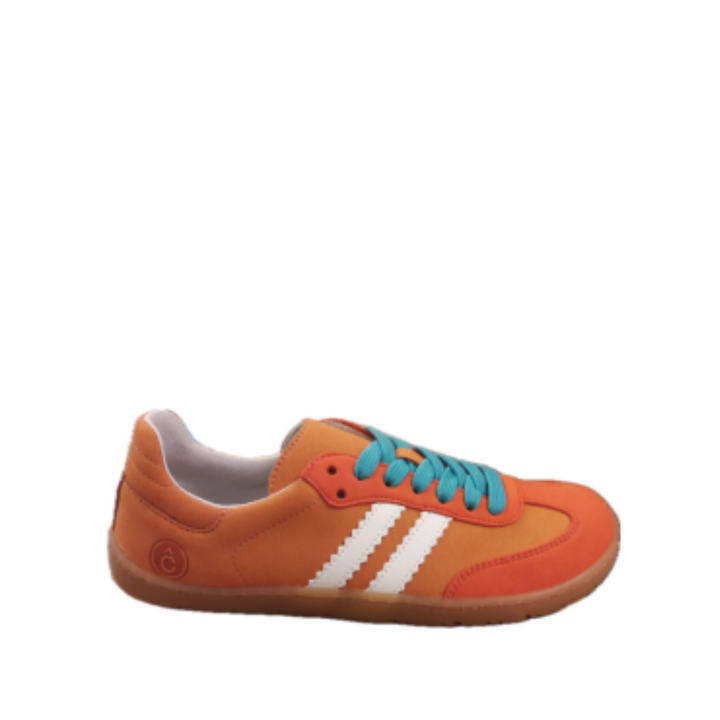 Shuz Tenis Barefoot Samba Suede Papaya Coqueflex