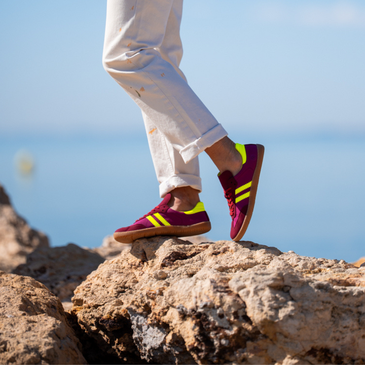 Shuz Tenis Samba Barefoot Bordeaux Coqueflex 4