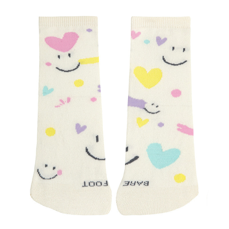 CONDOR | Meias Barefoot Happy Fancy Beige