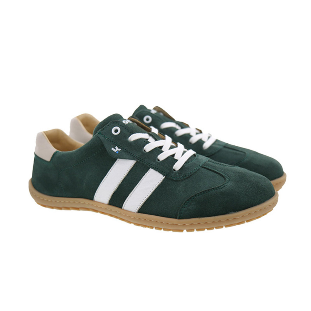 KOEL | Ila Suede Off White Mint Barefoot Sneakers