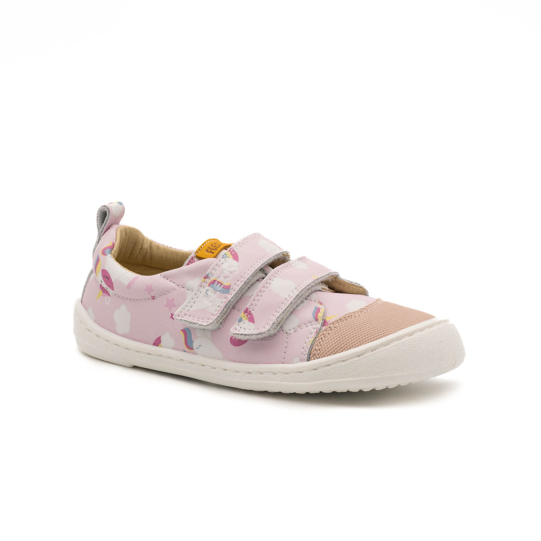 FLEXINENS | Ténis Barefoot Unicórnio Nude/Rosa