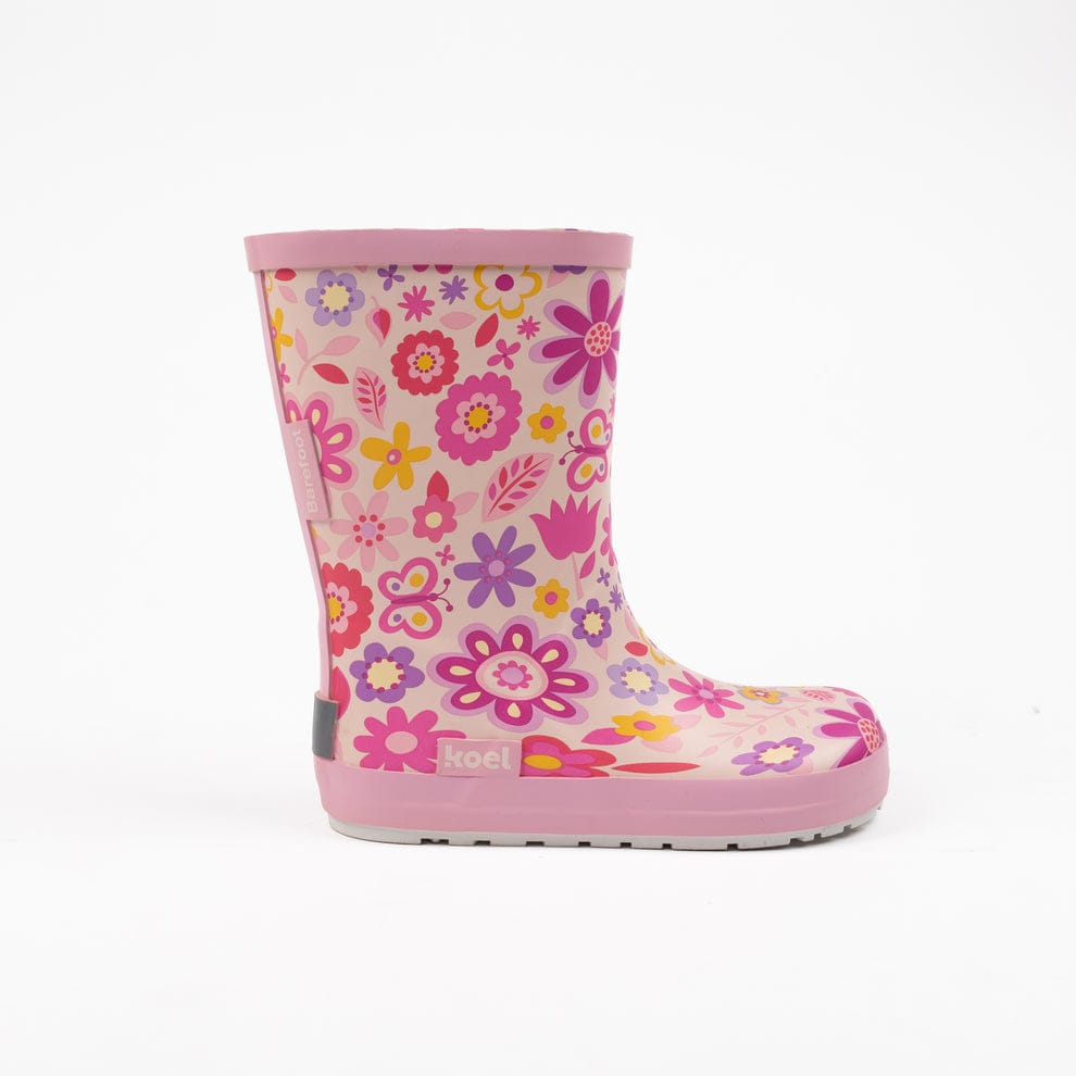 KOEL | Fuchsia Flowers Rain Boots