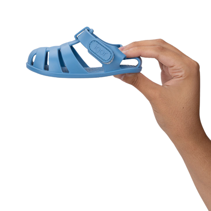 Sandalias Barefoot Nemo Solid Azul Shuz 2