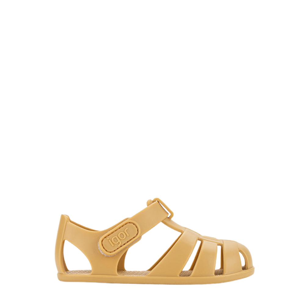 Sandalias Barefoot Nemo Solid Dijon Shuz 1