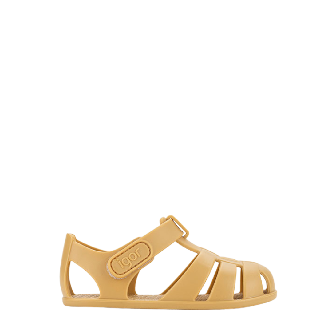 Sandalias Barefoot Nemo Solid Dijon Shuz 1