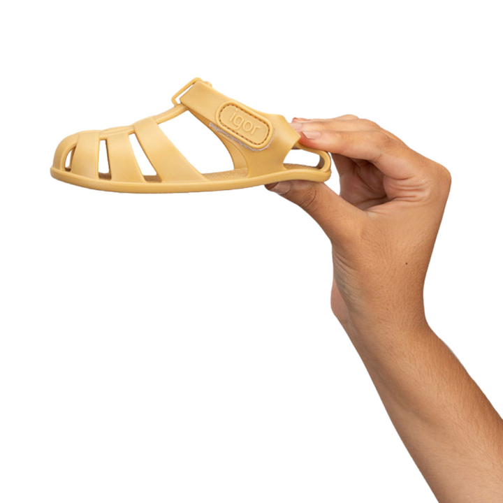 Sandalias Barefoot Nemo Solid Dijon Shuz 2