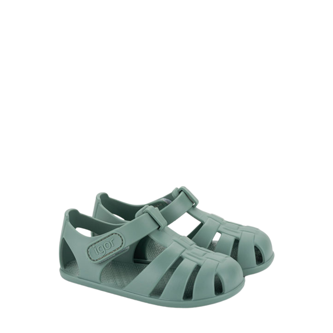 Sandalias Barefoot Nemo Solid Verde Shuz