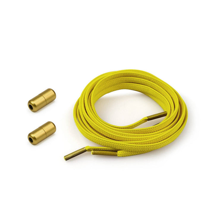 Shuz Atacadores Elasticos Amarelo