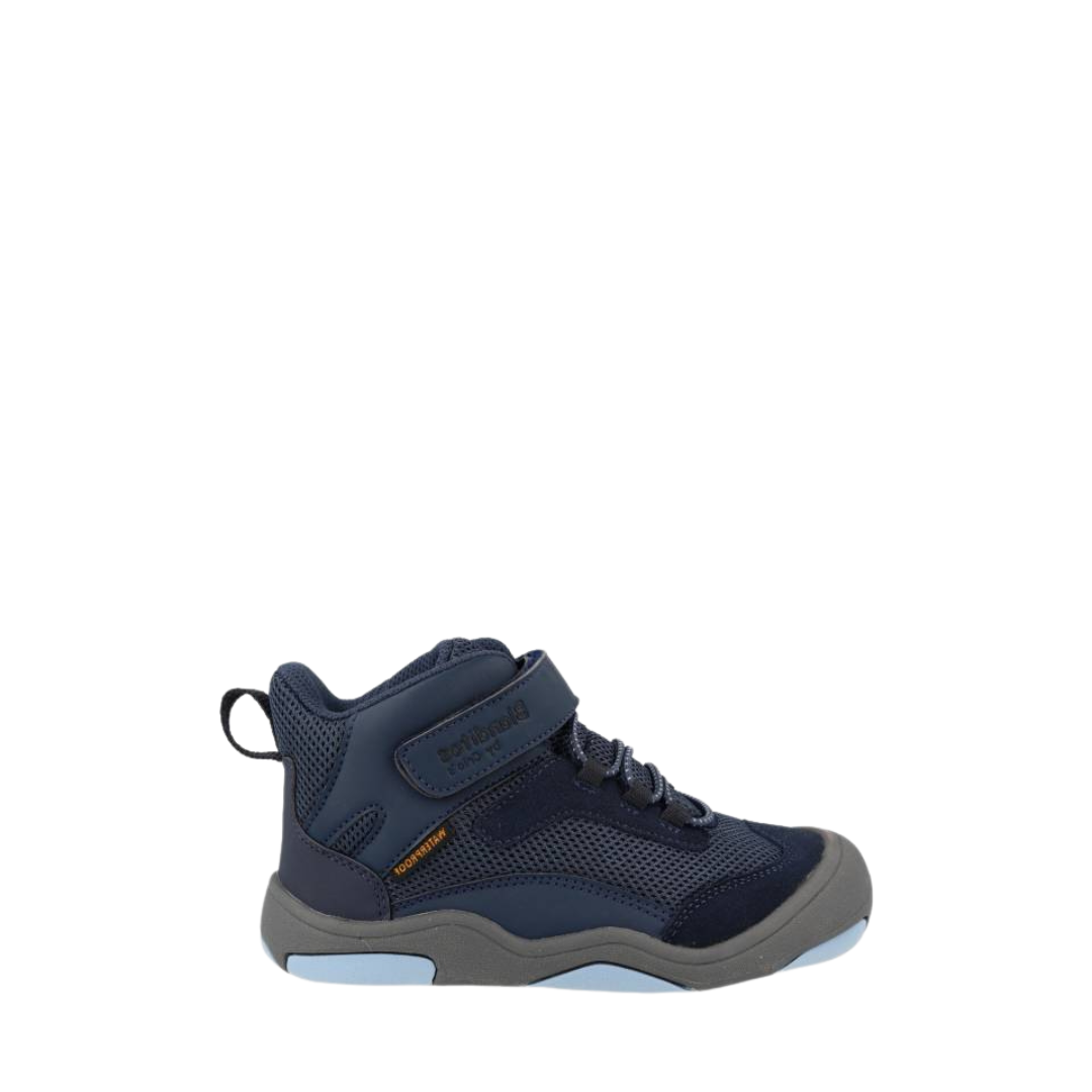 Shuz Botins Barefoot Hera Azul Marinho Blanditos