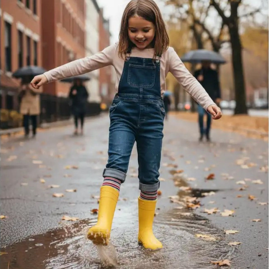 Shuz Galochas Barefoot Rainboo Blanditos Amarelo 4