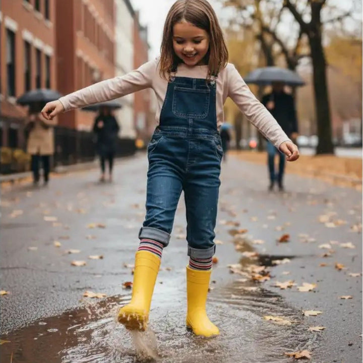 Shuz Galochas Barefoot Rainboo Blanditos Amarelo 4
