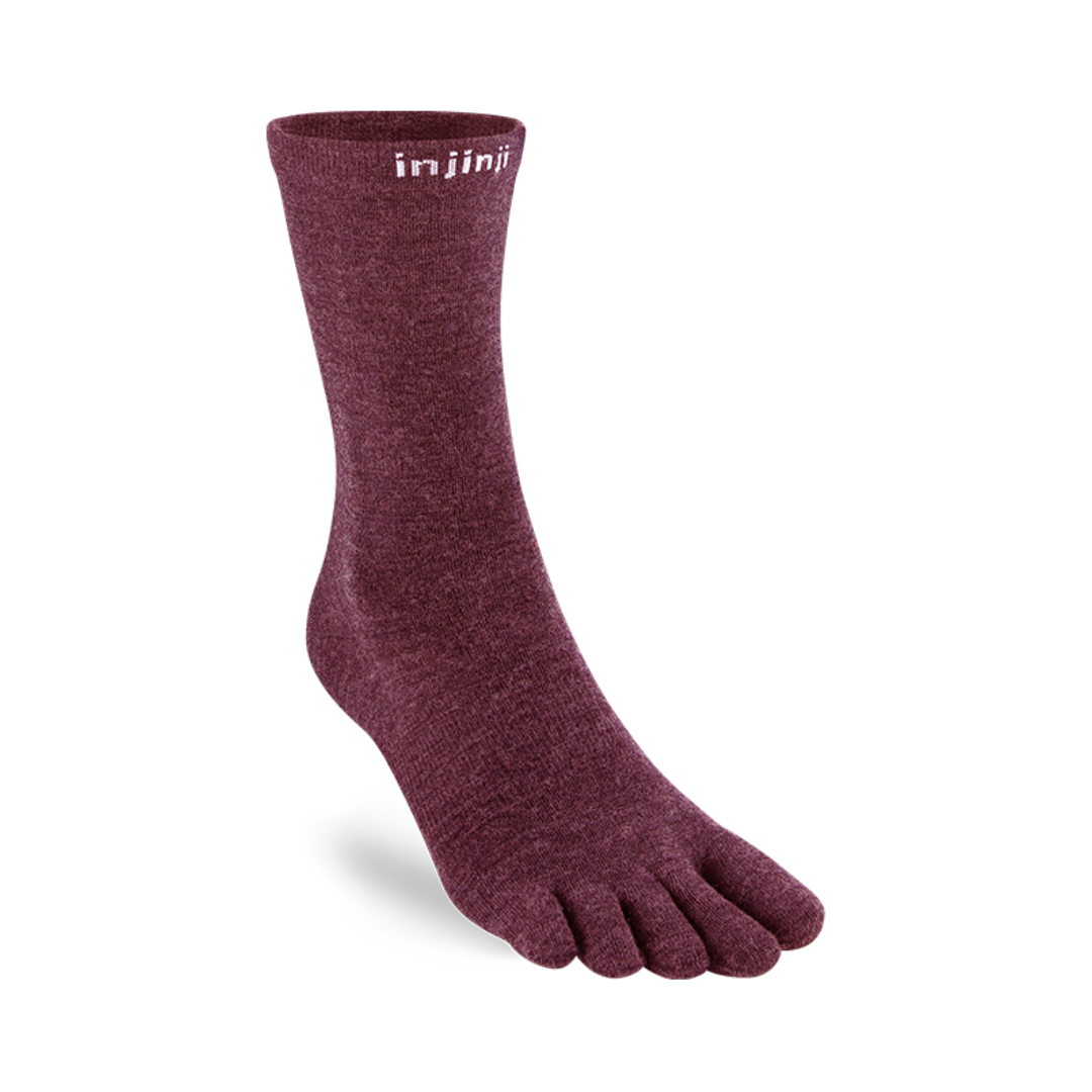 Shuz Meias Barefoot Liner Crew Wool Iji