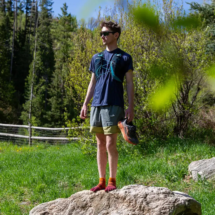 Shuz Meias Barefoot Trail Midweight Mini Crew Iji 3