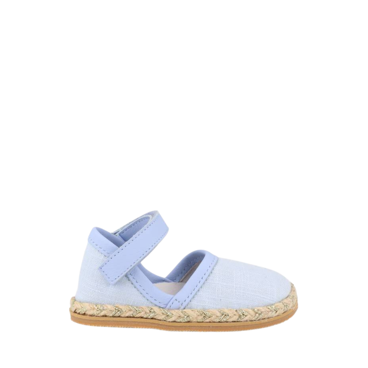 Shuz Sandalia Barefoot Mahon Azul Blanditos 