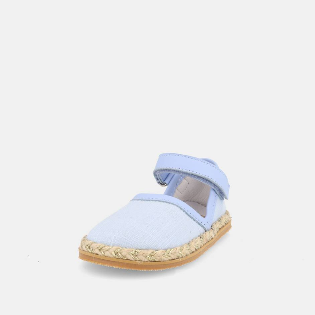 Shuz Sandalia Barefoot Mahon Azul Blanditos 2