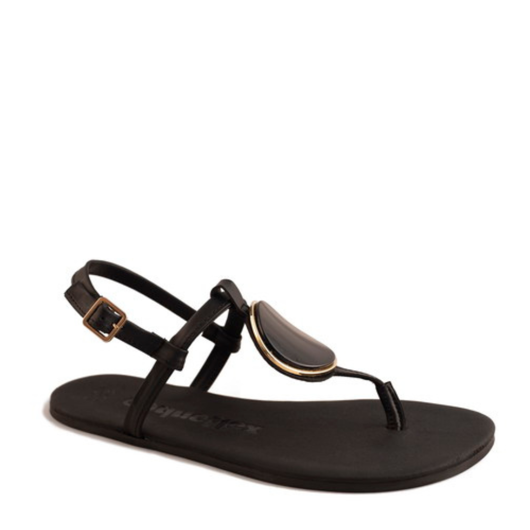 Shuz Sandalias Barefoot Micropelle Negro Coqueflex