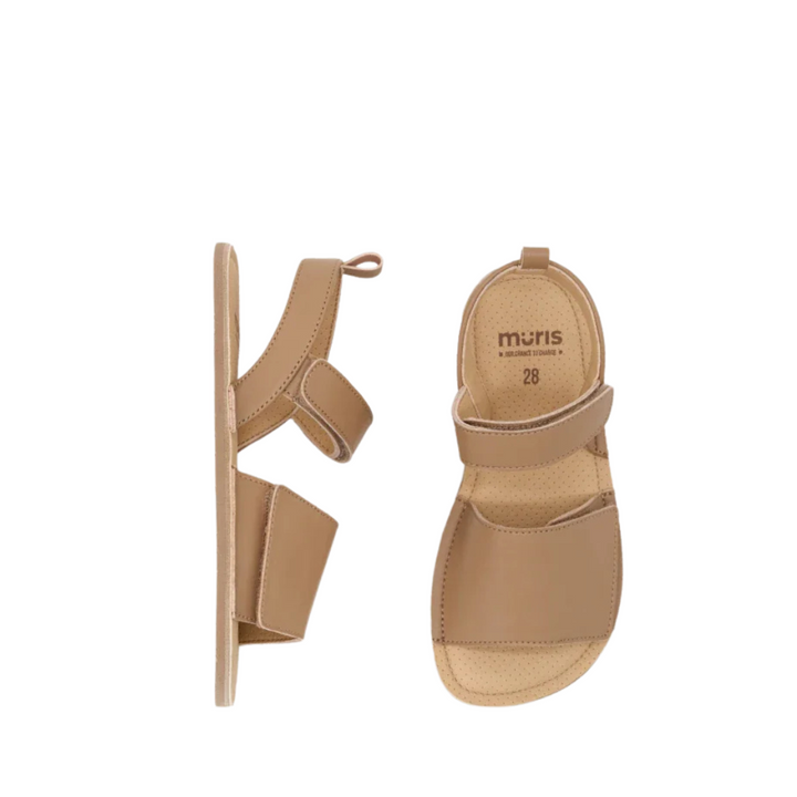 MURIS | Sandálias Barefoot Rome Junior Tan Brown