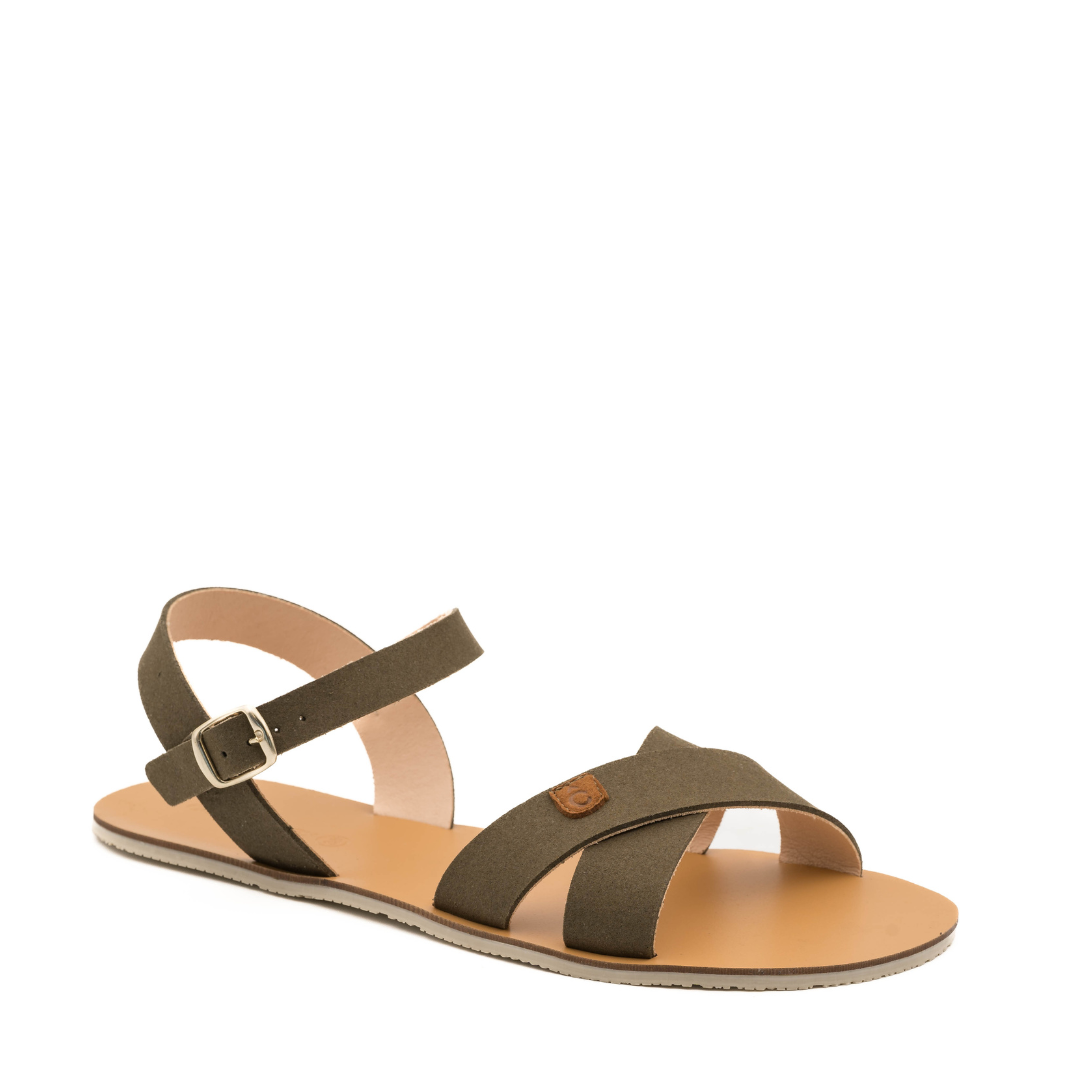 Shuz Sandalias Barefoot Suede Militar Coqueflex