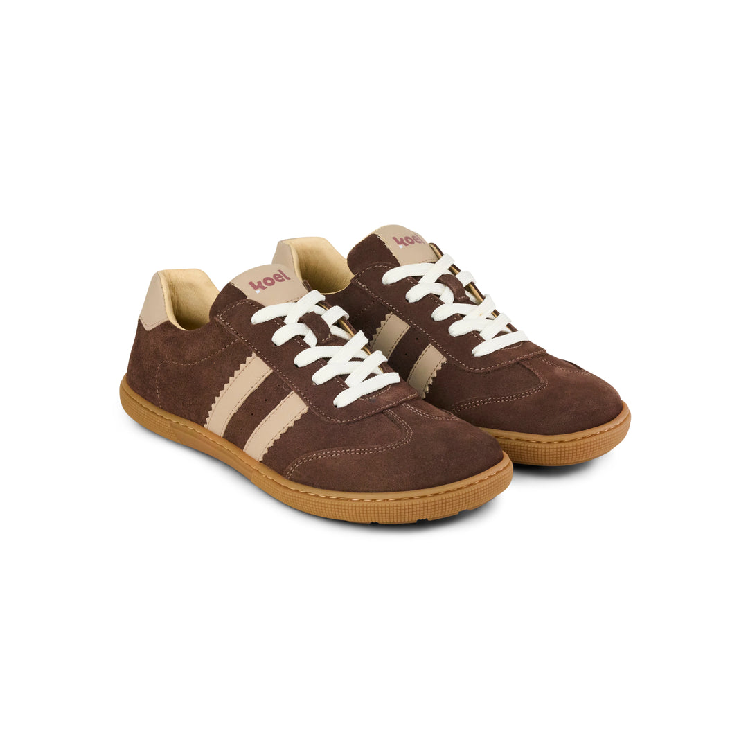 Shuz Tenis Barefoot Francie II Suede Dorado Koel 2