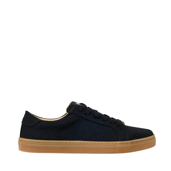 Shuz Tenis Barefoot Hazel Canvas Black Koel