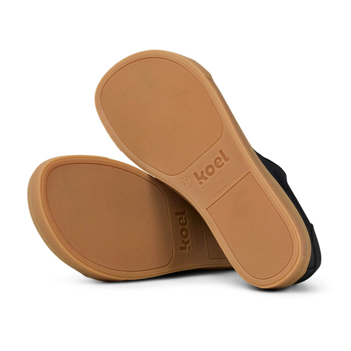 Shuz Tenis Barefoot Hazel Canvas Black Koel 6