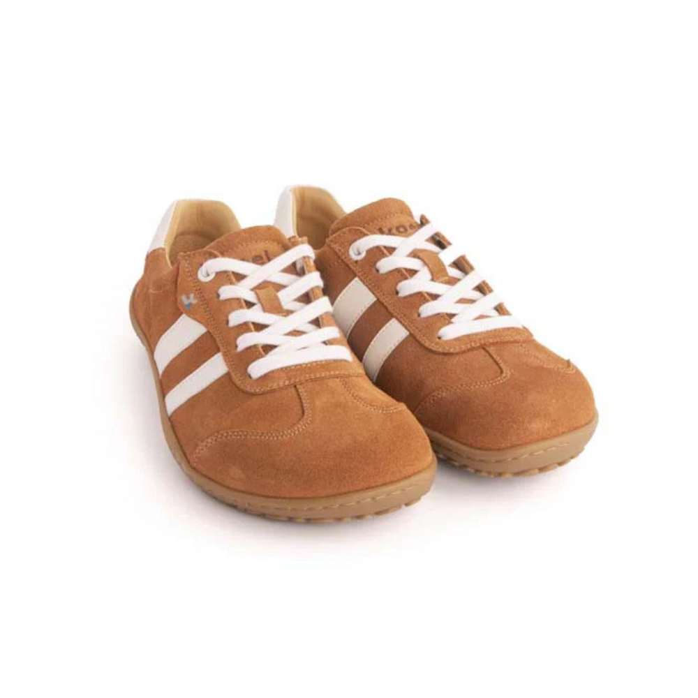 Shuz Tenis Barefoot Ila Suede II Bege Koel 1