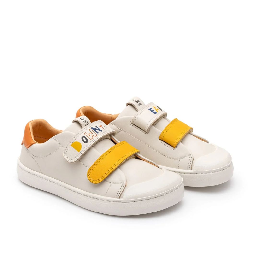 Shuz Tenis Barefoot Ramp Down Tangerine Tip Toey Joey 1