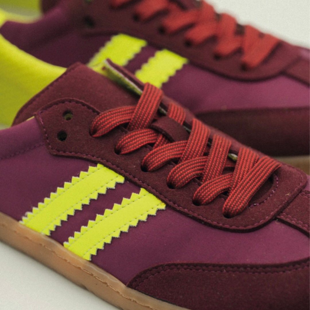Shuz Tenis Samba Barefoot Bordeaux Coqueflex 2
