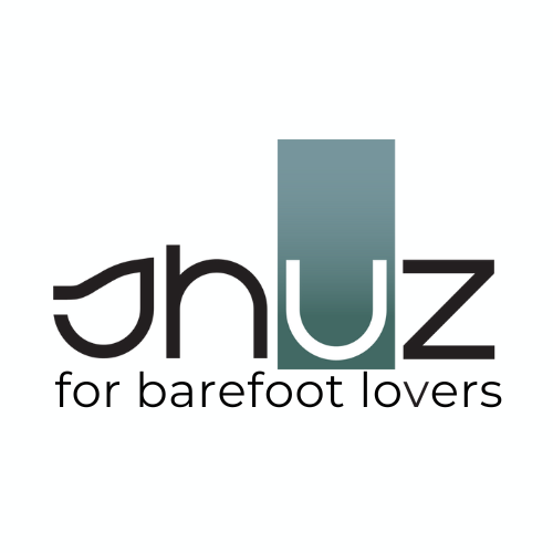 logo loja calçado barefoot shuz for barefoot lovers
